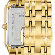 97P140 Bulova Quadra Yellow Gold-Tone Women's Watch