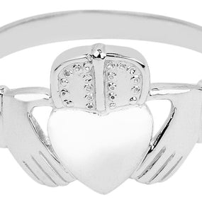 Silver Claddagh Ring Mens