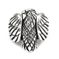 Oxidized Sterling Silver Men's Eagle Ring