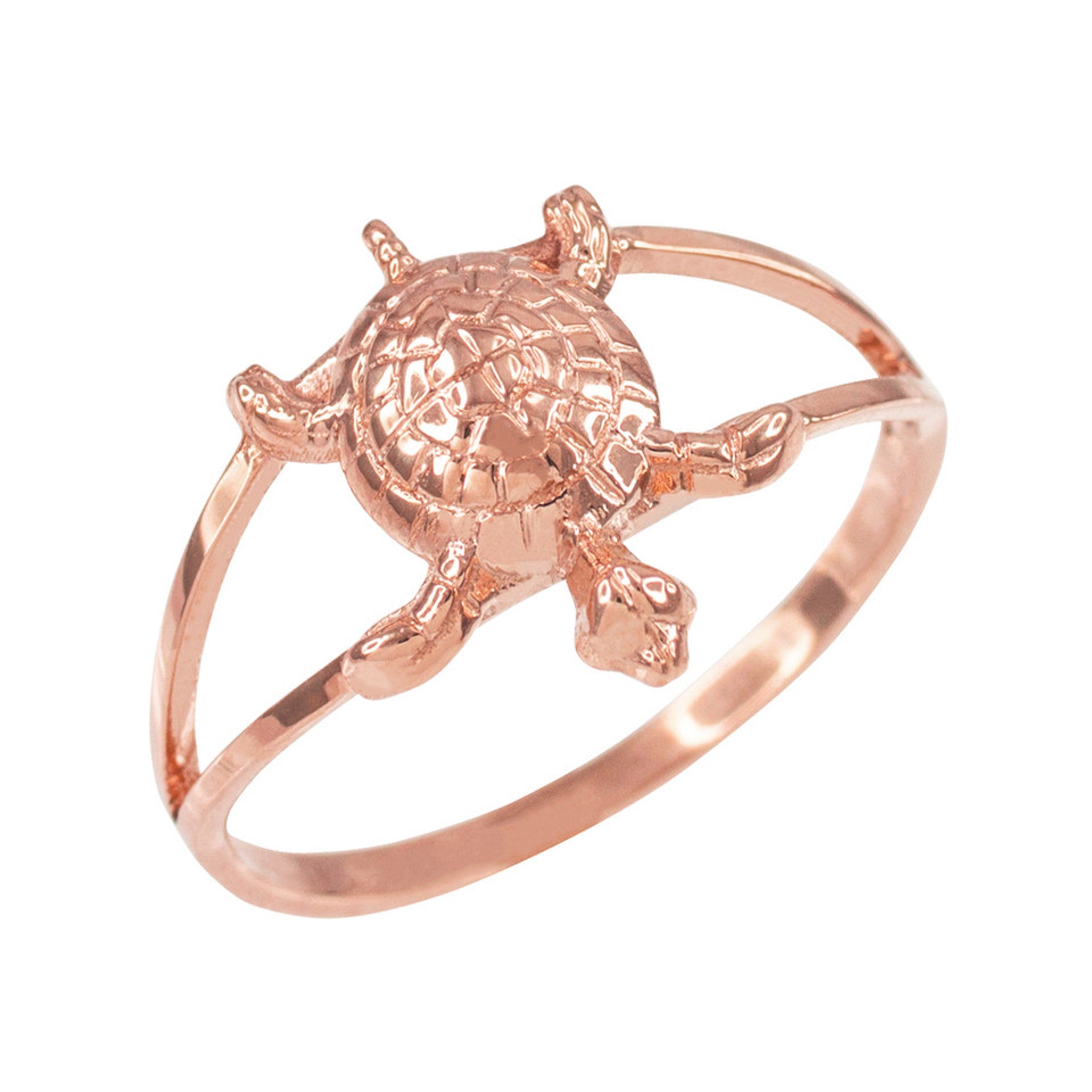Gold Sea Turtle Ring (Available in Yellow/Rose/White Gold)