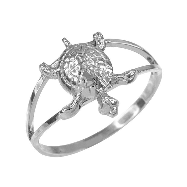 Gold Sea Turtle Ring (Available in Yellow/Rose/White Gold)