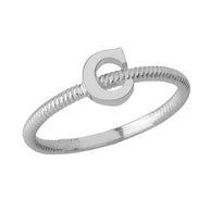 .925 Sterling Silver Personalized Letter 