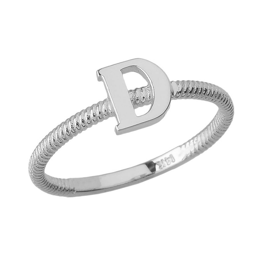 .925 Sterling Silver Personalized Letter 