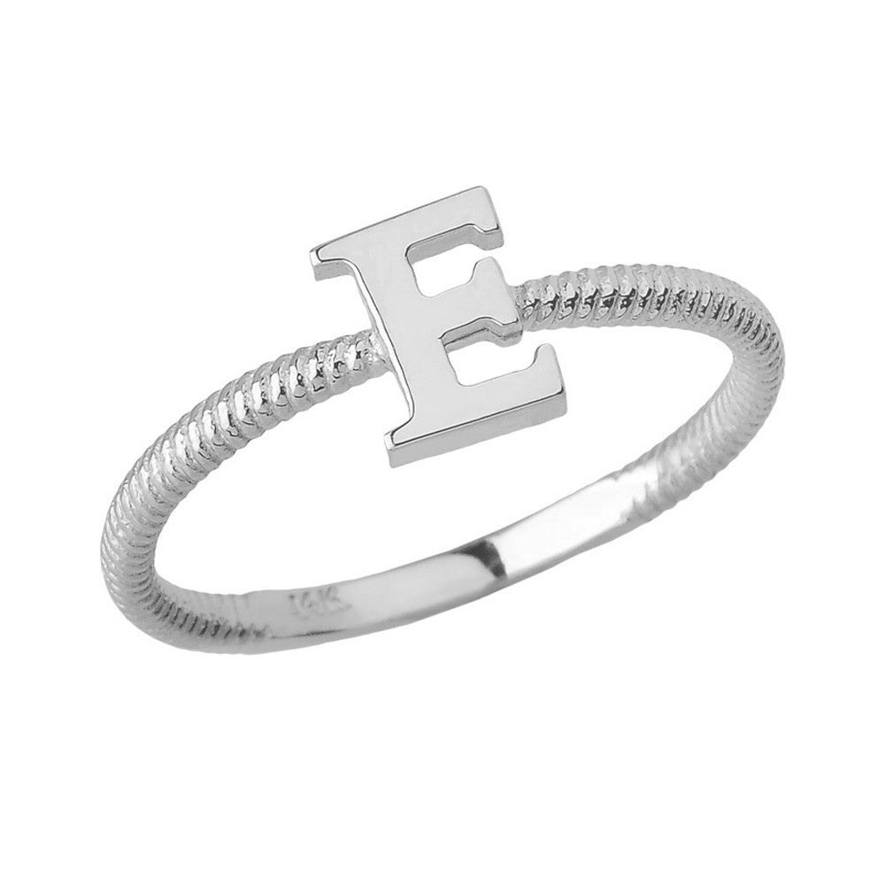 .925 Sterling Silver Personalized Letter 