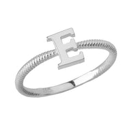 .925 Sterling Silver Personalized Letter 