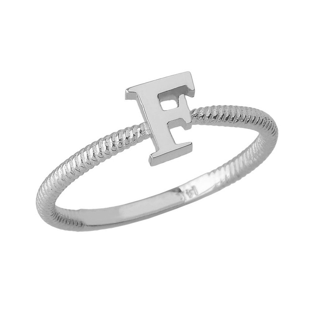 .925 Sterling Silver Personalized Letter 