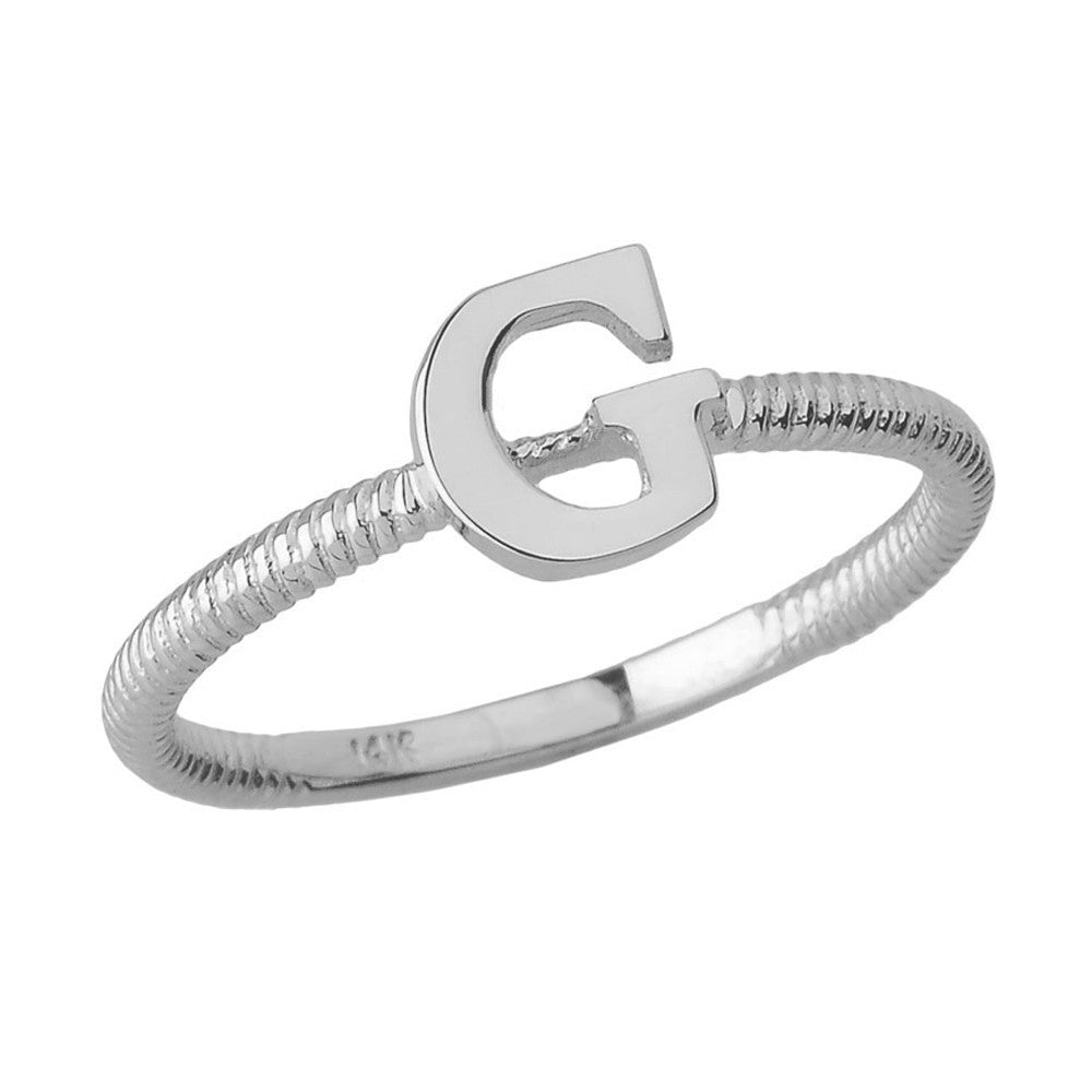 .925 Sterling Silver Personalized Letter 