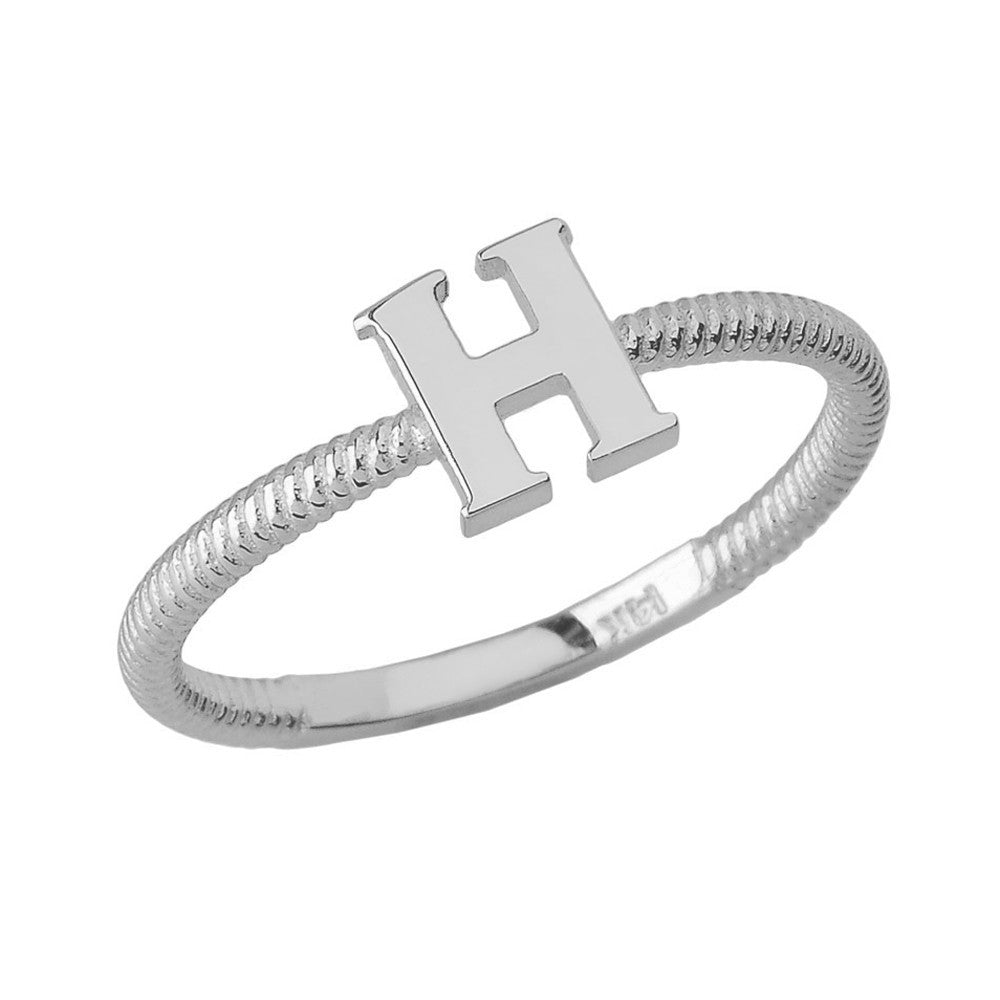 .925 Sterling Silver Personalized Letter 