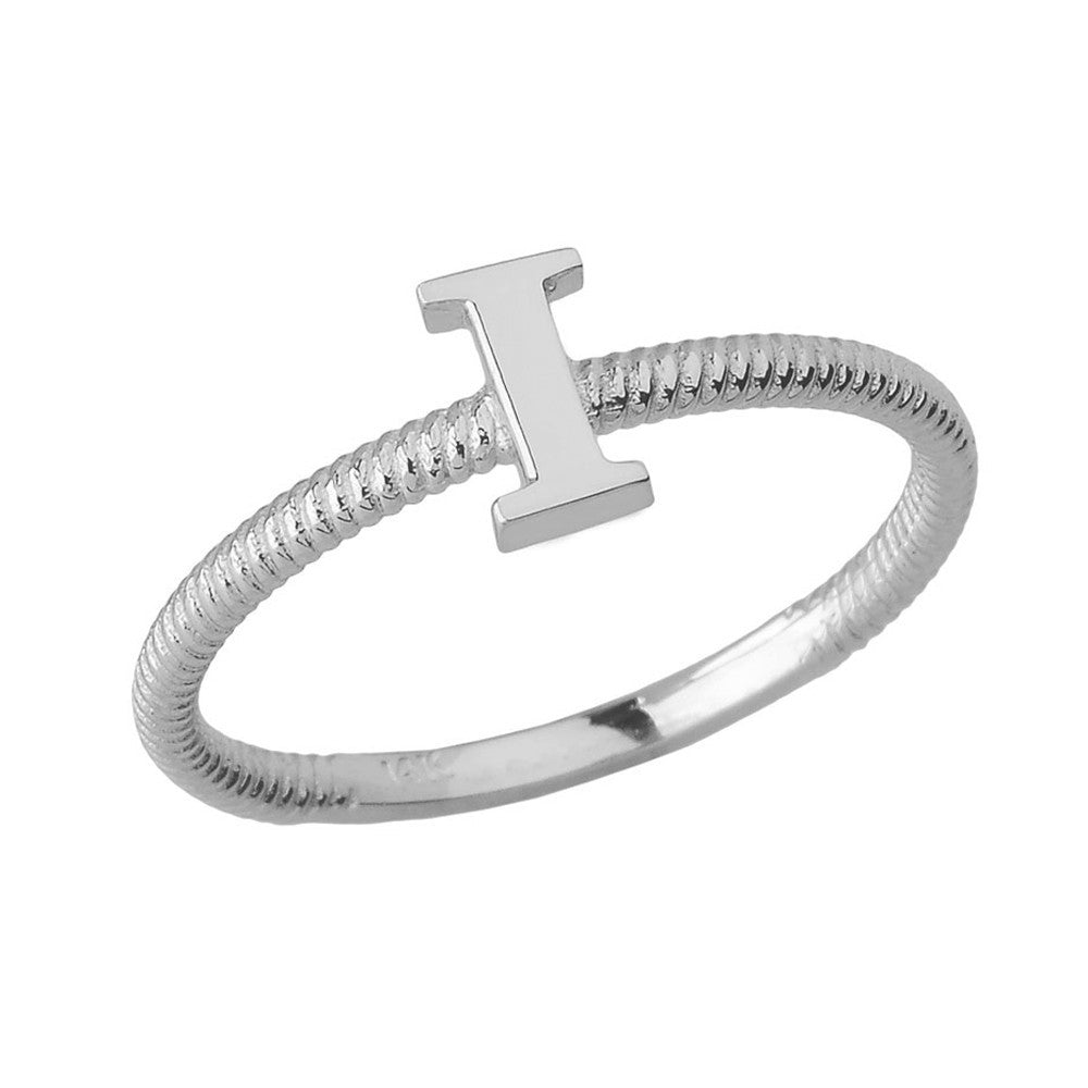 .925 Sterling Silver Personalized Letter 