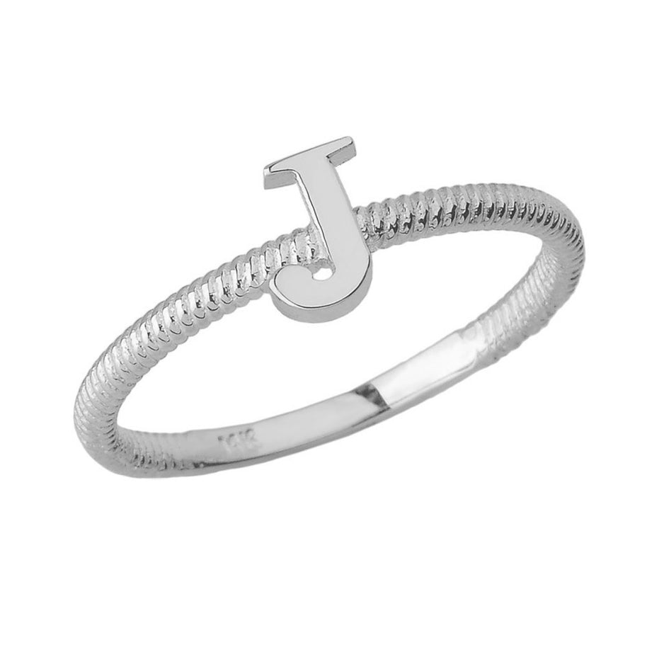 .925 Sterling Silver Personalized Letter 