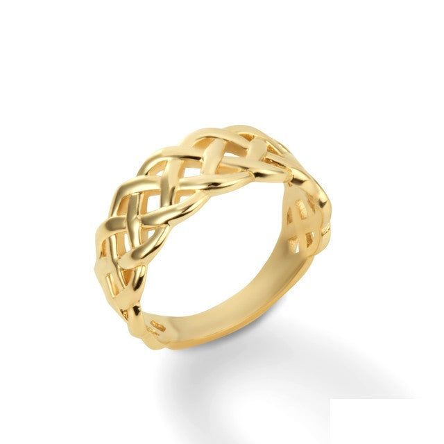 Gold Trinity Knot His Ring (Available in Yellow/Rose/White Gold)