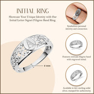 .925 Sterling Silver Personalized Letter 