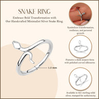 Silver Snake Ring