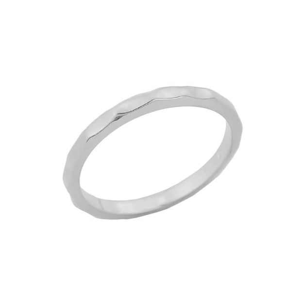 Sterling Silver Hammered Knuckle Ring