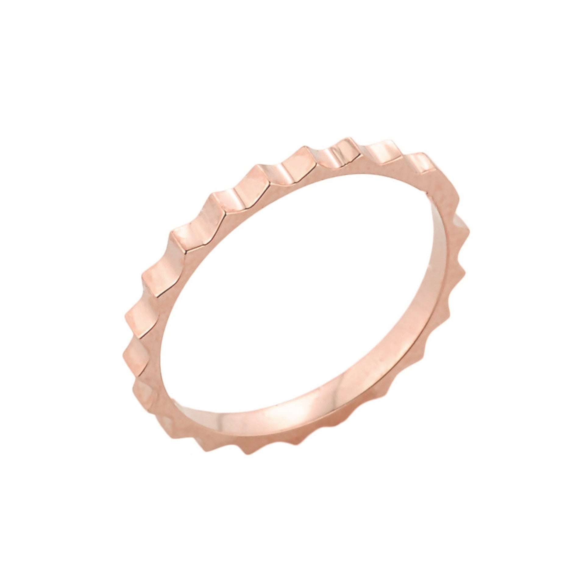 Gold Spiked Toe Ring (Available in Yellow/Rose/White)