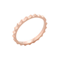Gold Spiked Toe Ring (Available in Yellow/Rose/White)