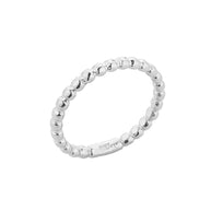 Sterling Silver Ball Chain Bead Knuckle Ring