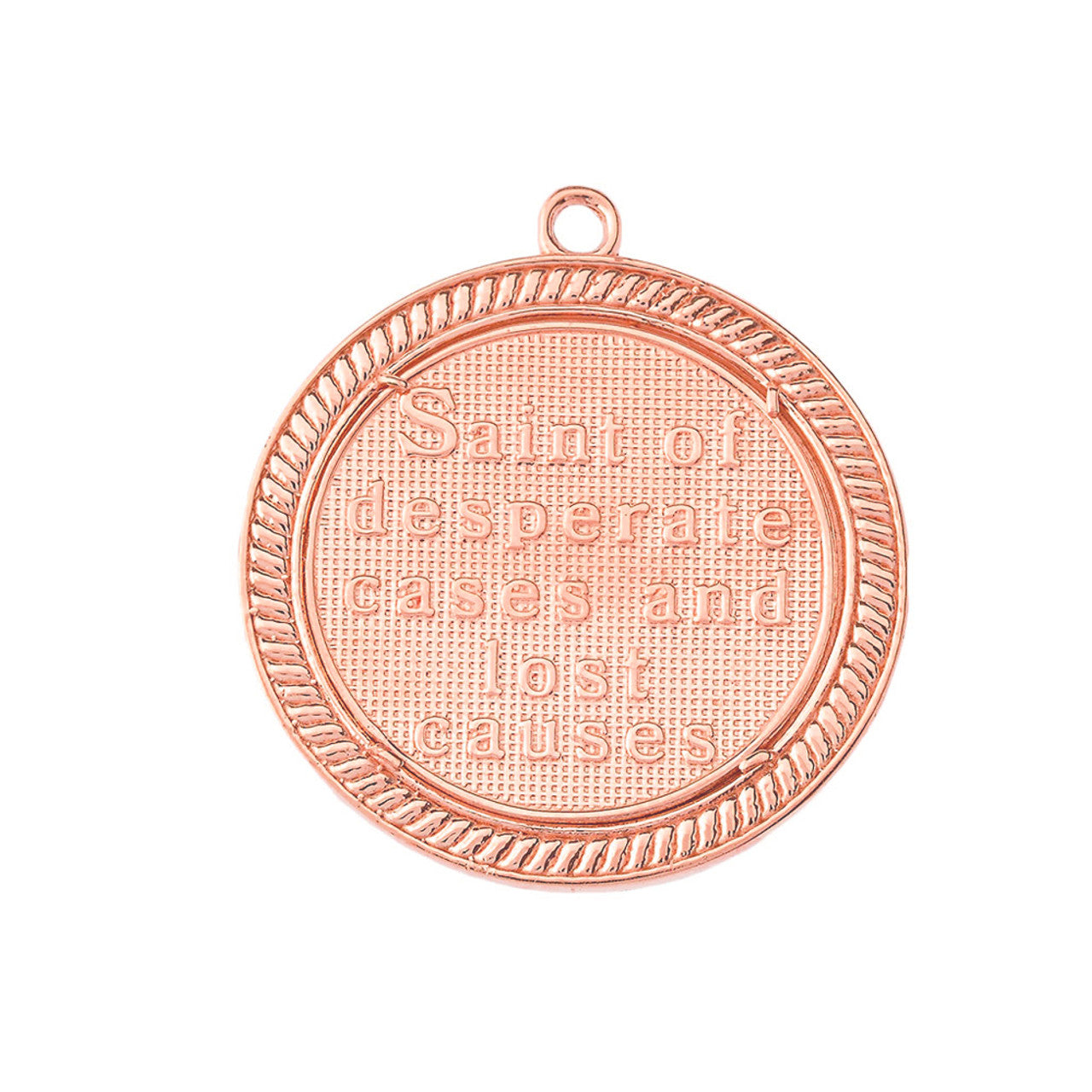 Gold Religious Patron Saint Helena Oval Medallion Pendant Necklace (Available in Yellow/Rose/White) (Copy)