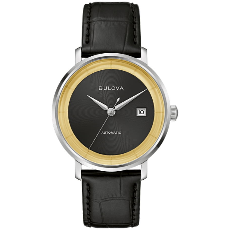 Bulova 96B406 Rat Pack Automatic Black Dial Men's Watch