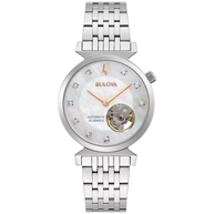 Bulova 96P222 Regatta White Dial Stainless Steel Ladies Watch