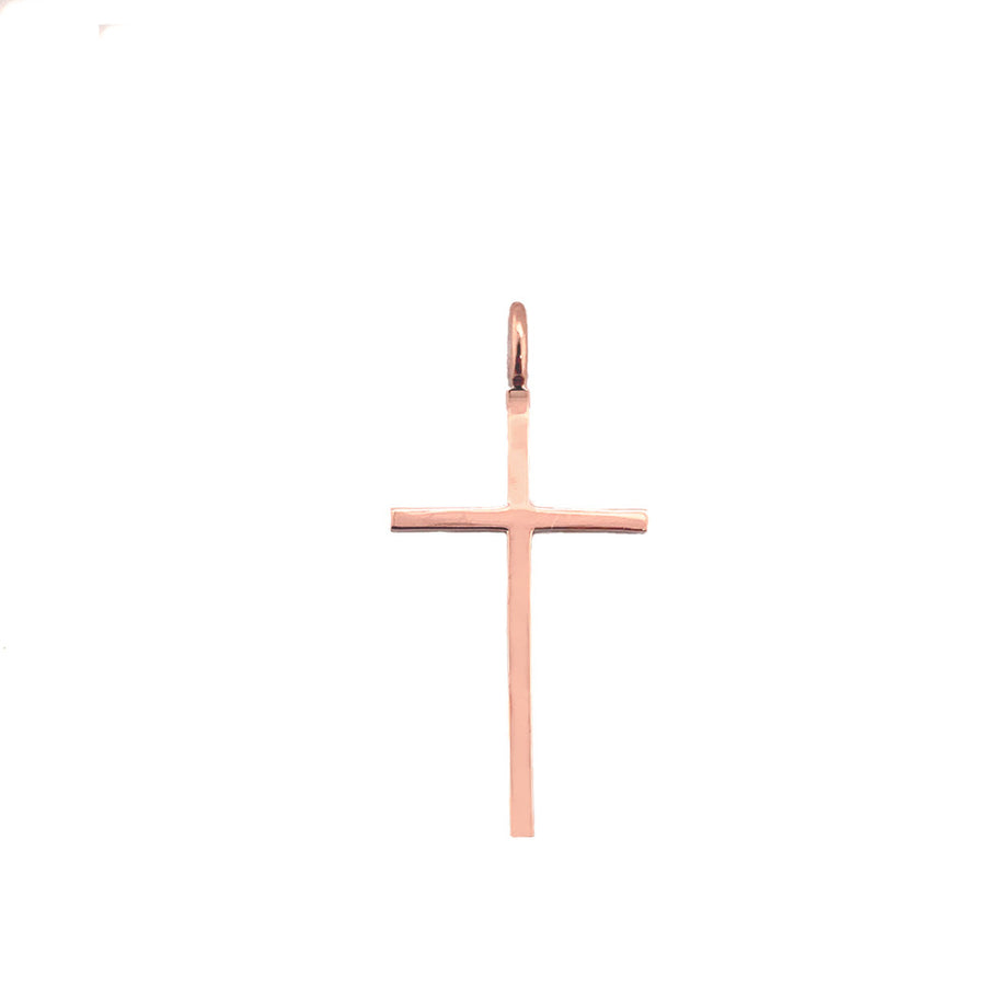 10K/14K Gold Dainty Cross Necklace (1.16