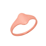 Gold Oval Signet Ring (Available in Yellow/Rose/White Gold)