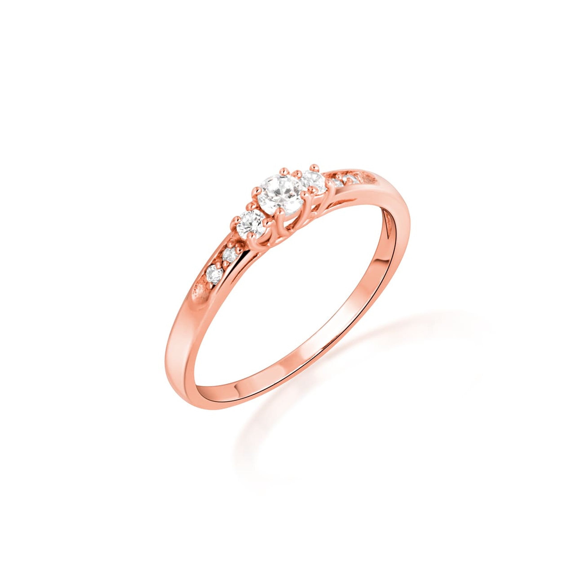 14K Gold Pave Lab Grown Triple Set Diamond Wedding Band Ring Set (Available in Yellow/Rose/White Gold)