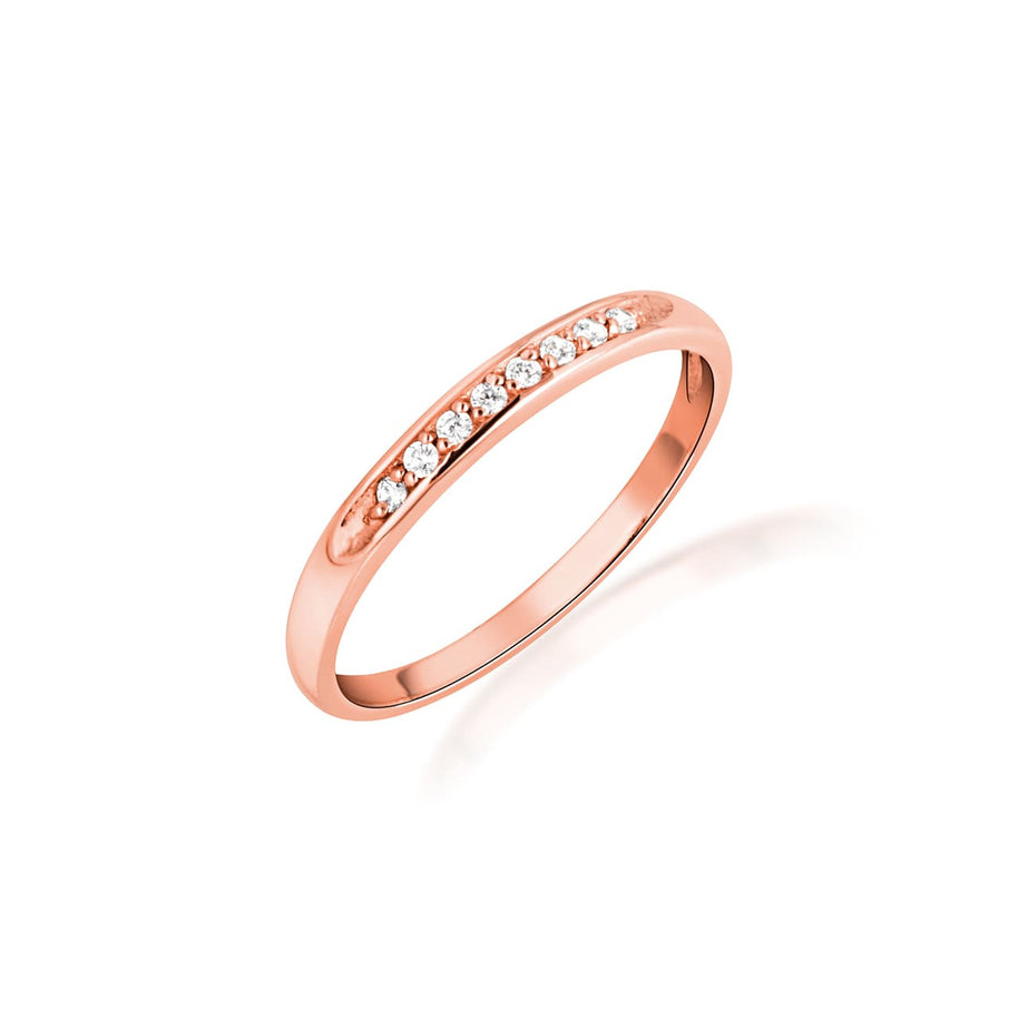 14K Gold Pave Lab Grown Triple Set Diamond Wedding Band Ring (Available in Yellow/Rose/White Gold)