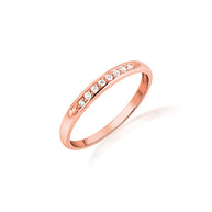 14K Gold Pave Lab Grown Triple Set Diamond Wedding Band Ring Set (Available in Yellow/Rose/White Gold)