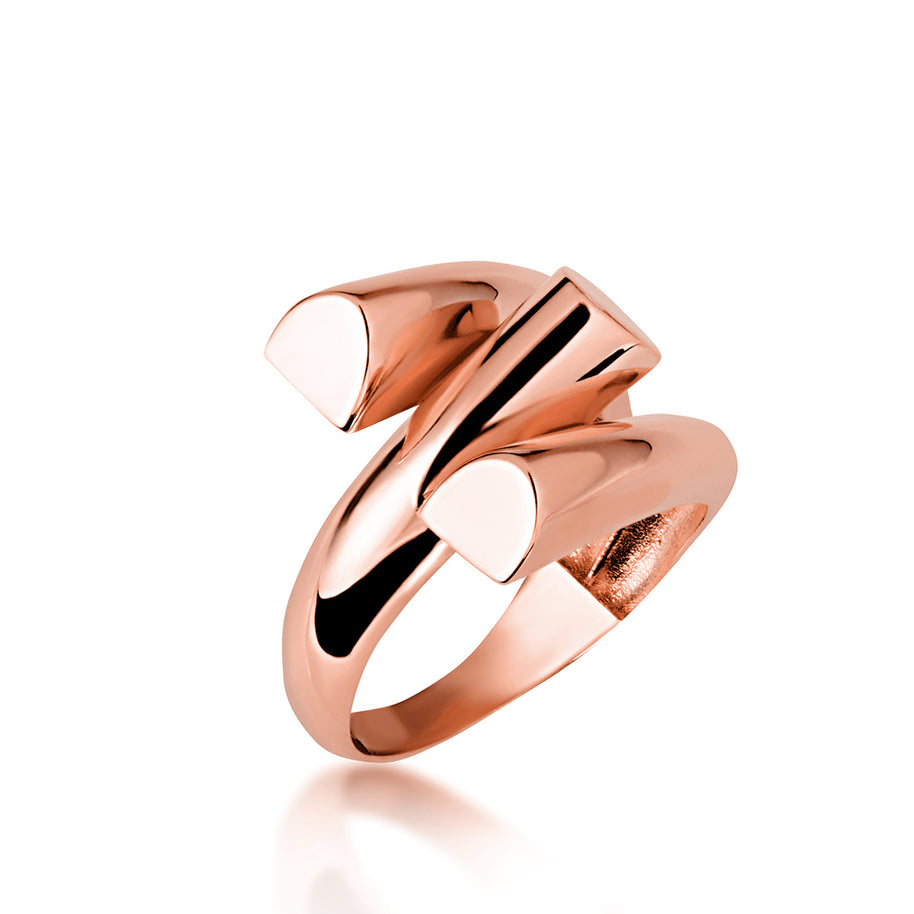 Gold Wraparound Band Ring (Available in Yellow/Rose/White Gold)