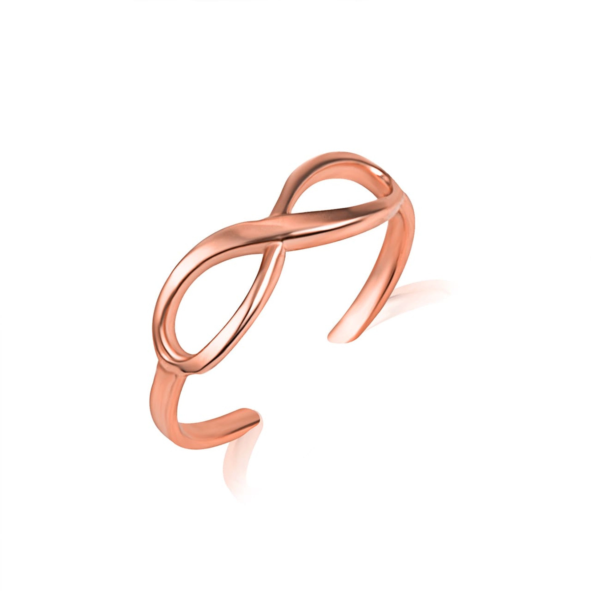 Gold Infinity Toe Ring (Available in Yellow/Rose/White Gold)
