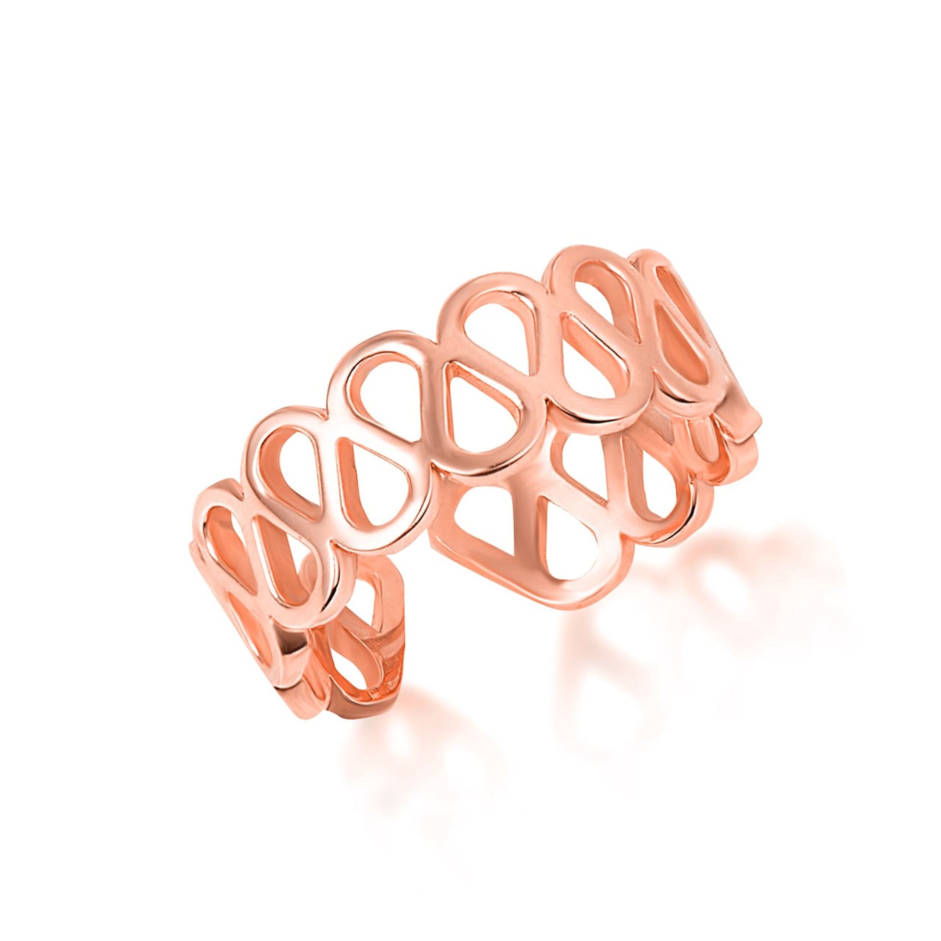 Gold Teardrop Pear Toe Ring (Available in Yellow/Rose/White Gold)