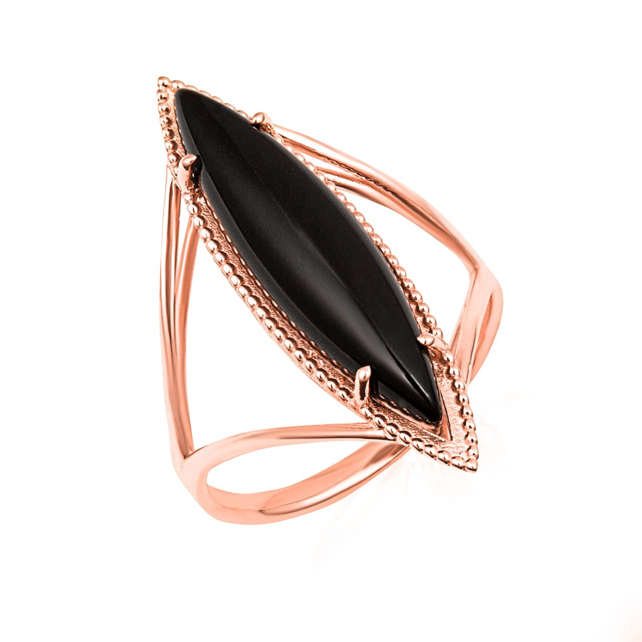 .925 Sterling Silver Oval Birthstone Ribbed Cocktail Ring