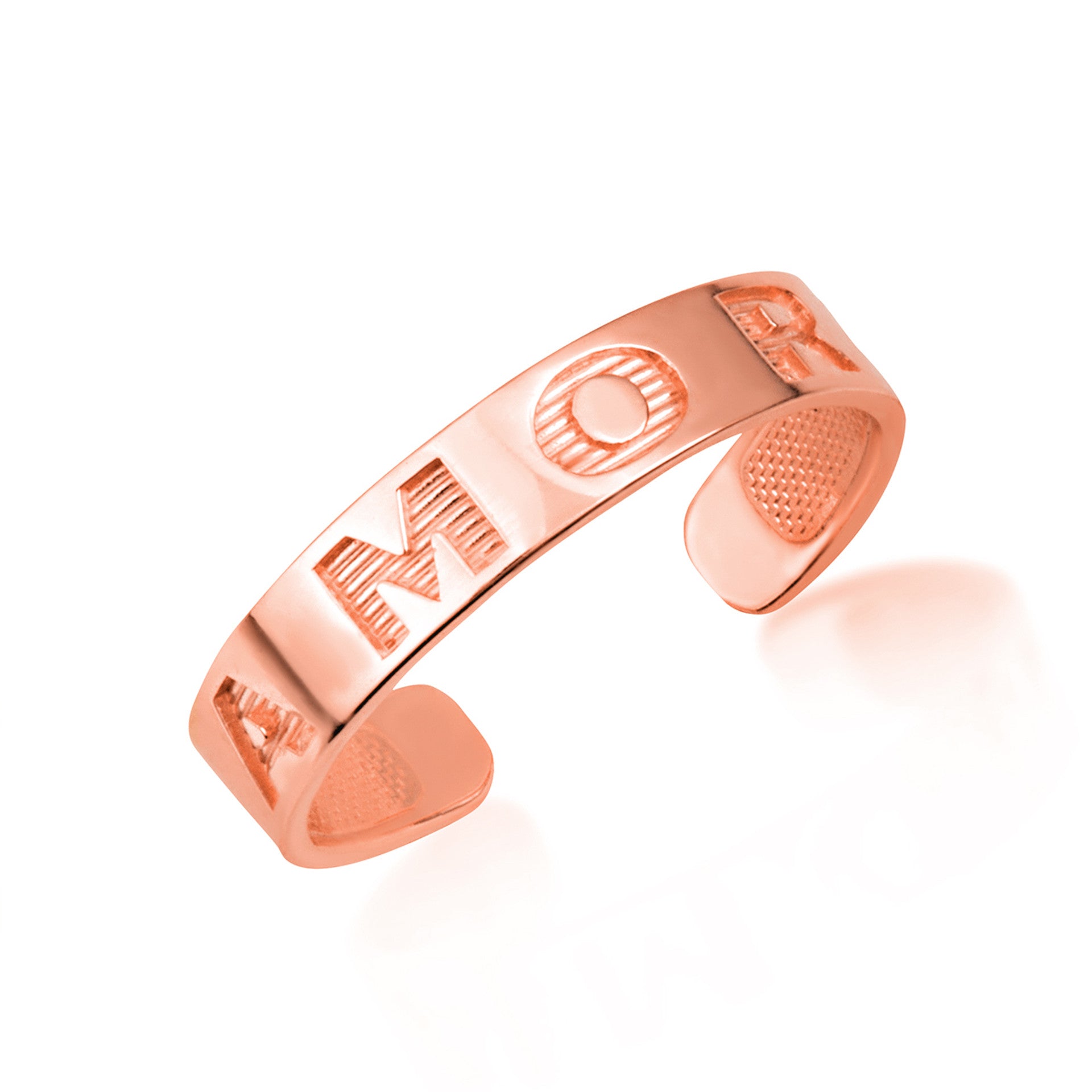 Gold Woman's Unique Amor Toe Ring (Available in Yellow/Rose/White Gold)