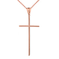 Gold Dainty Cross Pendant Necklace (1.70