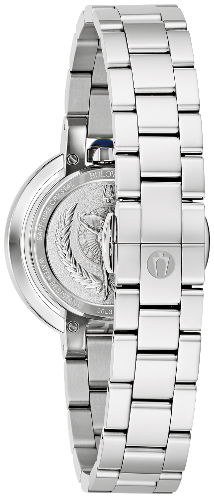 96L338 Bulova Rubaiyat Silver-Tone MOP Dial Ladies Watch