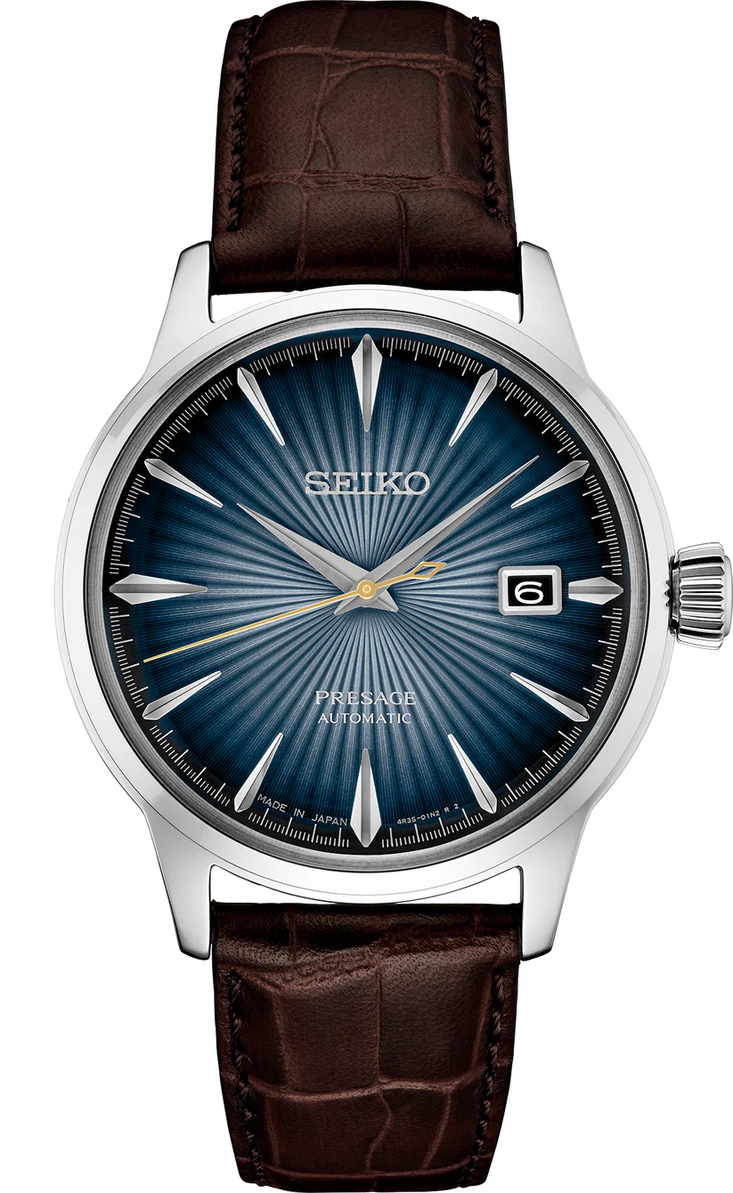 Seiko SRPK15 Presage Cocktail Time Automatic Blue Dial Men's Watch