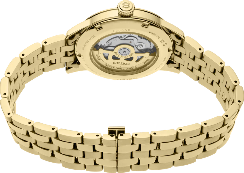 SRPK46 Seiko Presage Cocktail Gold Tone Men's Watch