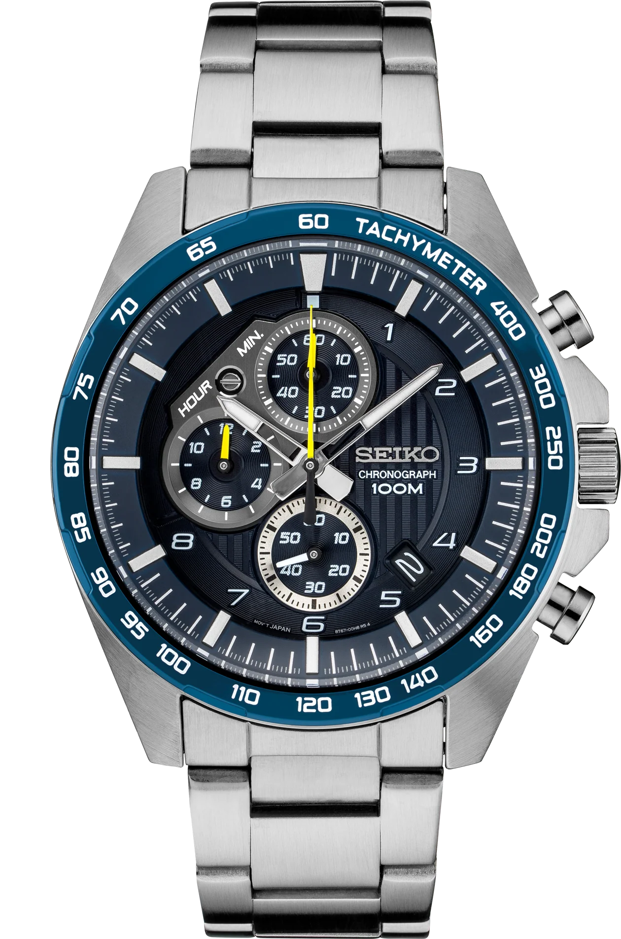 Seiko SSB321 Essentials Quartz Chronograph Blue Dial Men's Watch