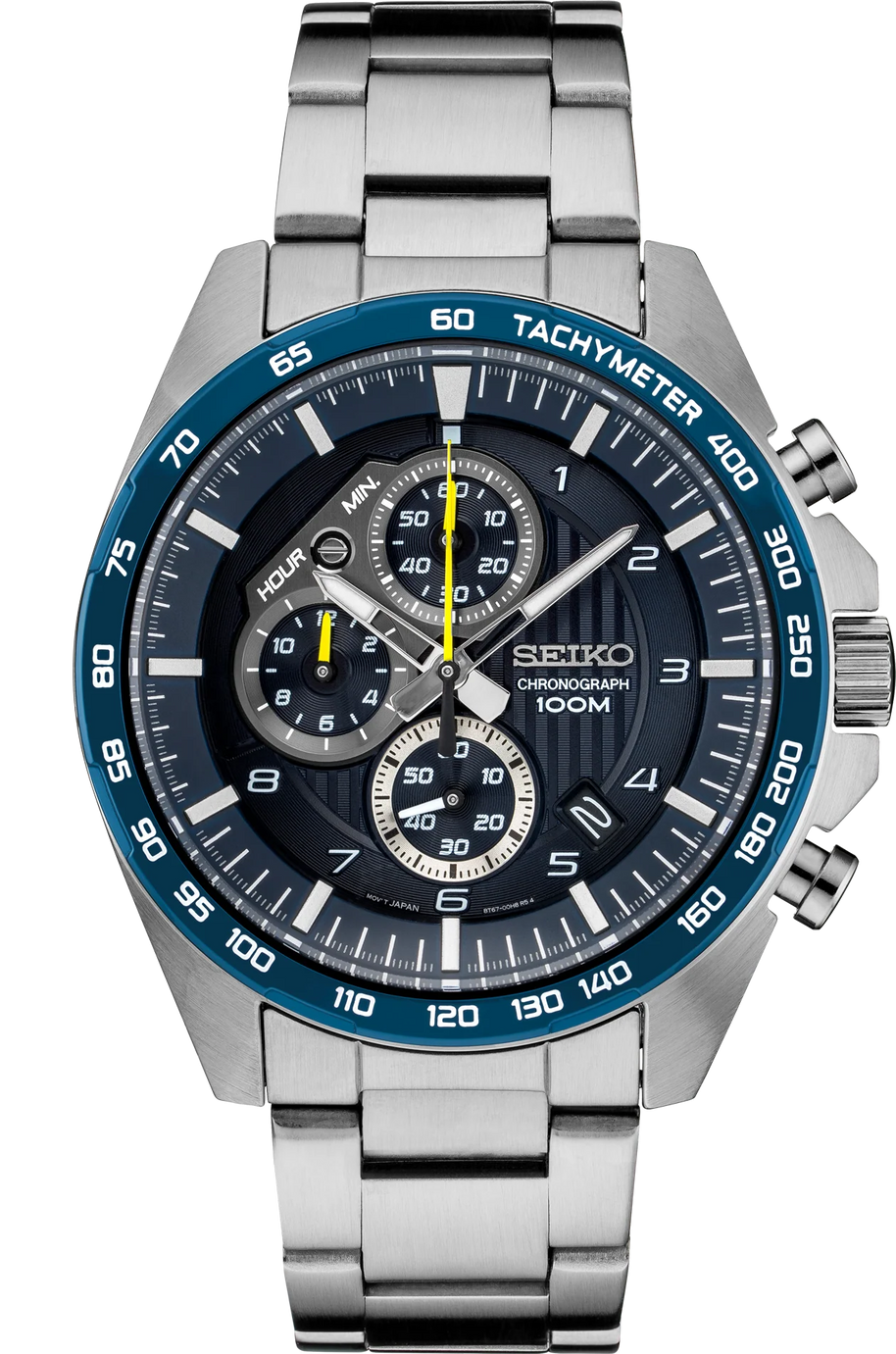 Seiko SSB321 Essentials Quartz Chronograph Blue Dial Men's Watch