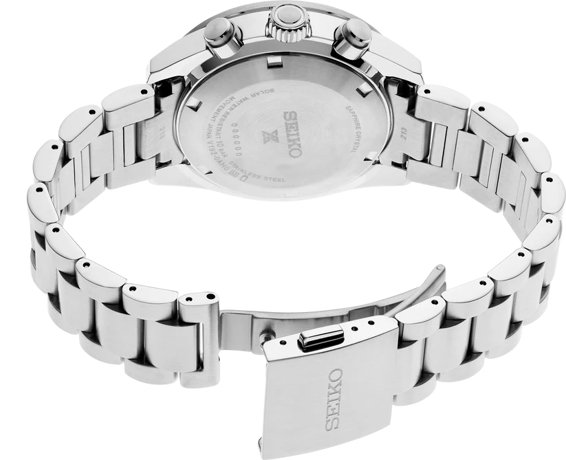 Seiko SSC911 Prospex Speedtimer Solar Chronograph Silver Dial Men's Watch