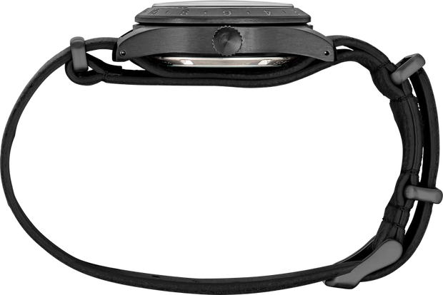 SSK025 Seiko 5 Sports Automatic Black Dial Leather Men's Watch