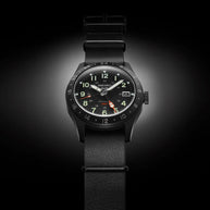 SSK025 Seiko 5 Sports Automatic Black Dial Leather Men's Watch