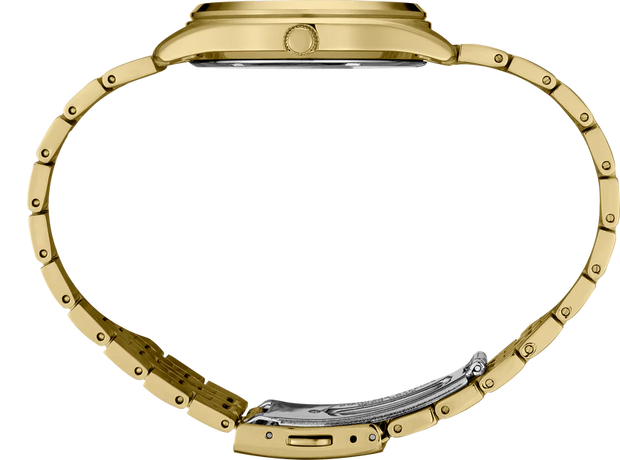 Seiko Essentials SUR434 Men's Quartz Watch with Black Dial Two-Tone Stainless Steel Bracelet