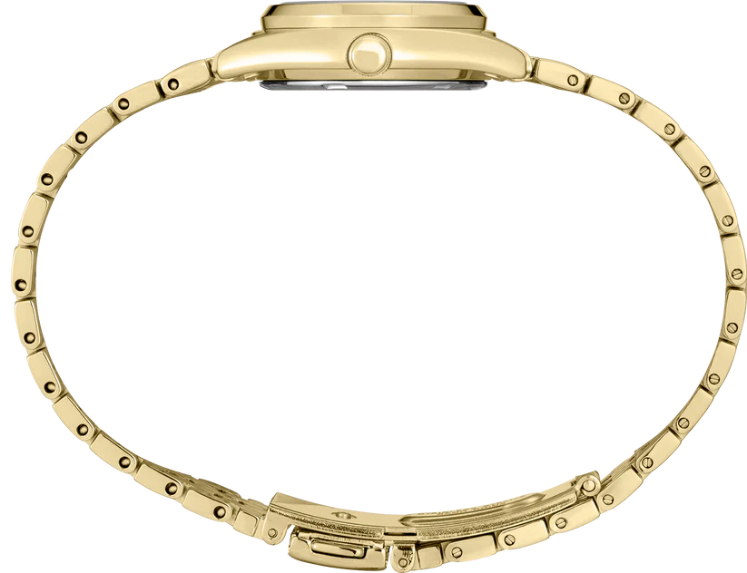 Seiko SUR440 Essentials Quartz White Dial Gold-Tone Ladies Watch