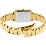 Seiko SWR078 Presage Quartz White Dial bracelet Gold finish Women's Watch
