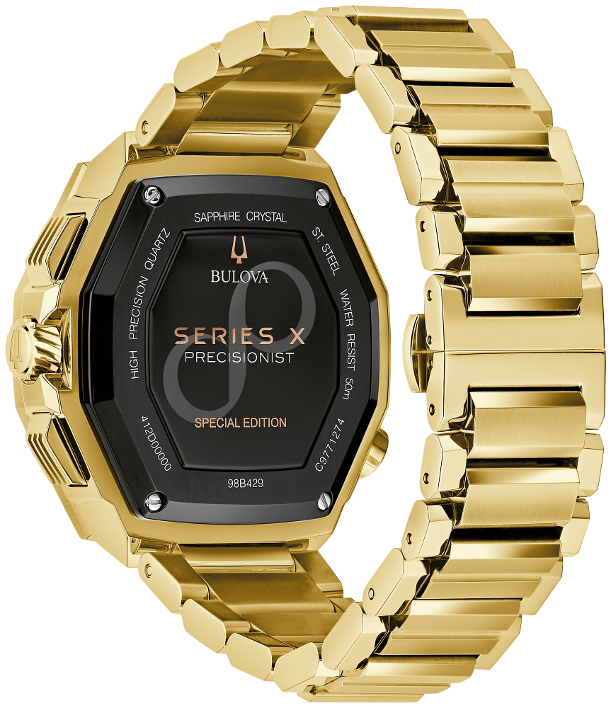 Bulova 98B429 Series X Quartz Black Dial Men's Watch