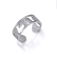 Gold Lucky Charm Toe Ring (Available in Yellow/Rose/White Gold)