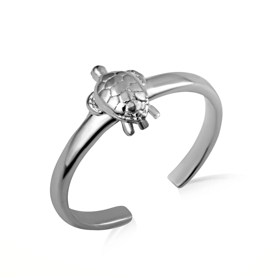 Gold Marine Sea Turtle Toe Ring (Available in Yellow/Rose/White Gold)
