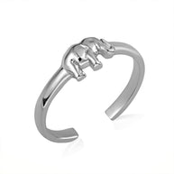 Gold Elephant Wildlife Toe Ring (Available in Yellow/Rose/White Gold)